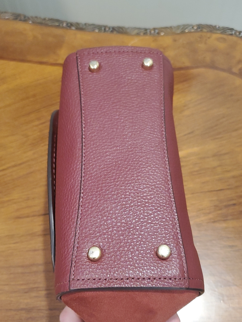 Like NEW Coach Striped Faye Crossbody Bag - Picture 8 of 15